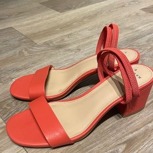 Peachy Strappy Block Heel Sandal
